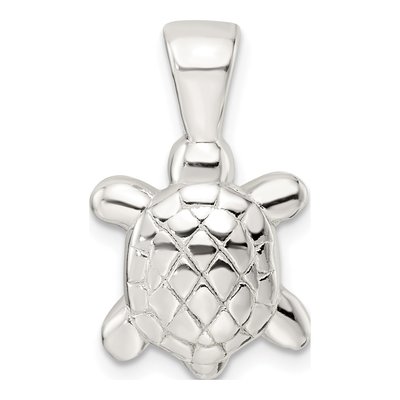 Sterling Silver Turtle Pendant
