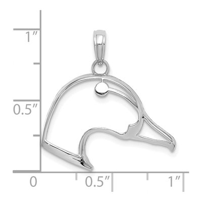 Sterling Silver Duck Head Charm – view 4