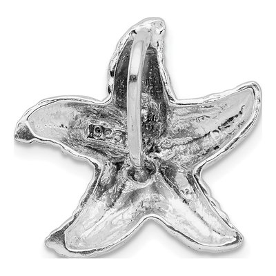 Sterling Silver Starfish Slide Pendant – view 5