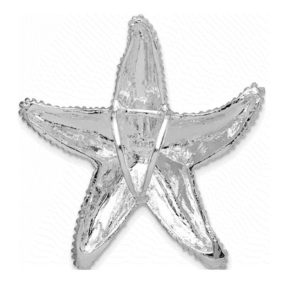 Sterling Silver Starfish Slide Pendant – view 5