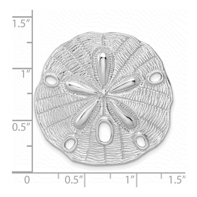 Sterling Silver Sand Dollar Slide Pendant – view 4