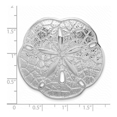 Sterling Silver Sand Dollar Slide Pendant – view 4