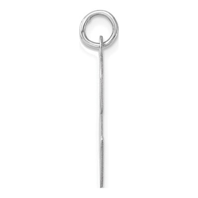 Sterling Silver Script Letter C Charm – view 3