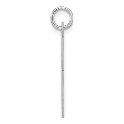 Sterling Silver Script Letter E Charm – view 3
