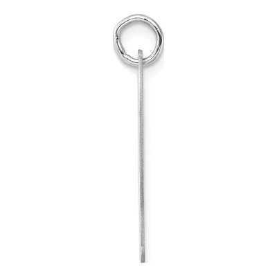 Sterling Silver Script Letter P Charm – view 3