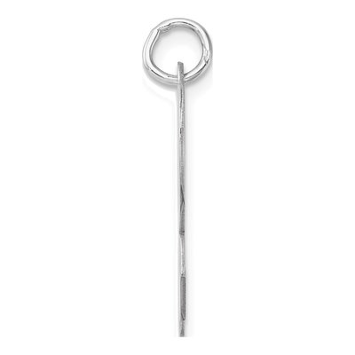 Sterling Silver Script Letter R Charm – view 3