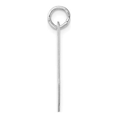 Sterling Silver Script Letter U Charm – view 3