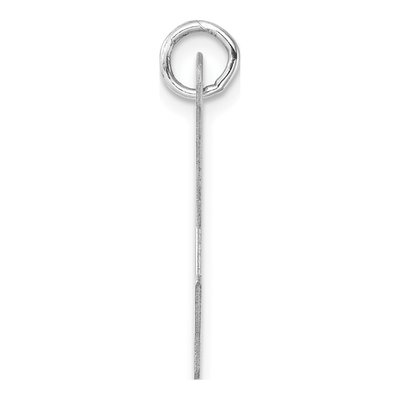 Sterling Silver Script Letter X Pendant – view 3