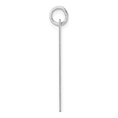 Sterling Silver Script Letter Y Pendant – view 3
