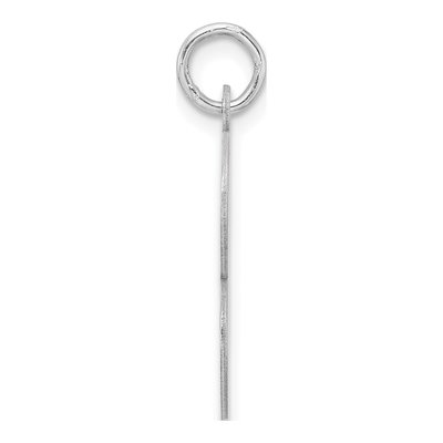 Sterling Silver Fancy Script Letter B Charm – view 3