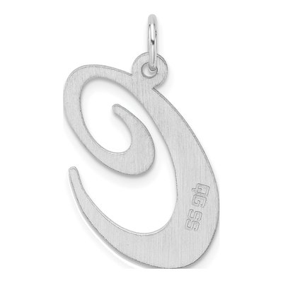 Sterling Silver Letter C Charm – view 4