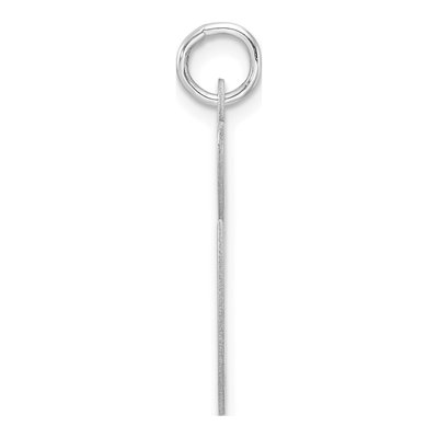 Sterling Silver Initial G Charm | Rhodium-Plated – view 3