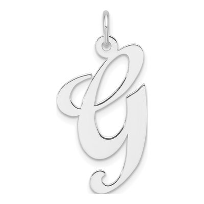 Sterling Silver Letter G Charm
