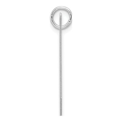 Sterling Silver Script Letter H Pendant – view 3