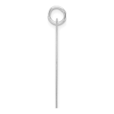 Sterling Silver Script Letter I Initial Charm – view 3