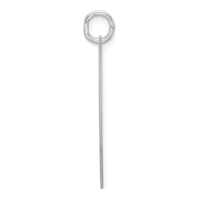 Sterling Silver Large Script Letter J Charm – view 3