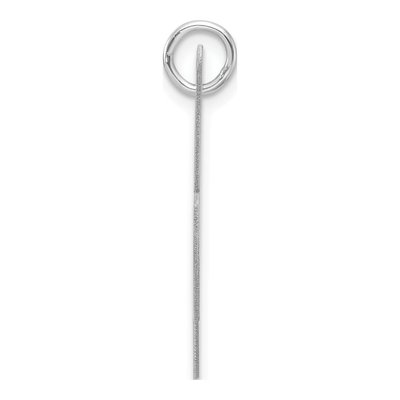Sterling Silver Script Letter K Charm – view 3