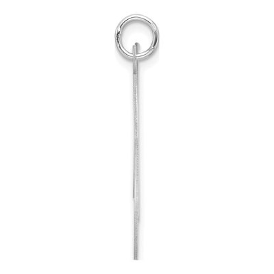 Sterling Silver Large Script Letter M Charm – view 3