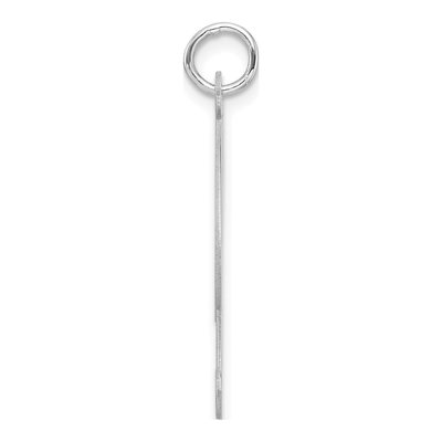 Sterling Silver Script Letter R Charm – view 3