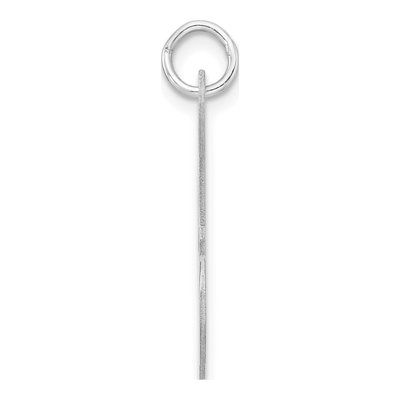 Sterling Silver Large Script Letter Z Charm – view 3