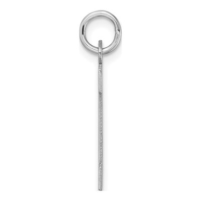 Sterling Silver Block Letter B Charm – view 3