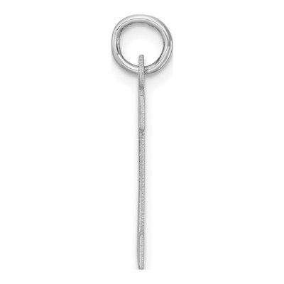 Sterling Silver Block Letter E Charm – view 3