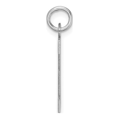 Sterling Silver Initial I Block Letter Charm – view 3