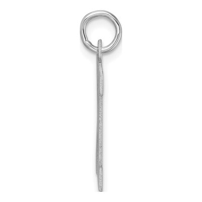 Sterling Silver Large Letter K Charm – view 3