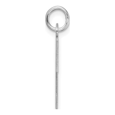 Sterling Silver Large Letter T Charm – view 3