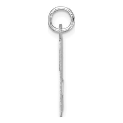 Sterling Silver Block Letter Z Charm – view 3