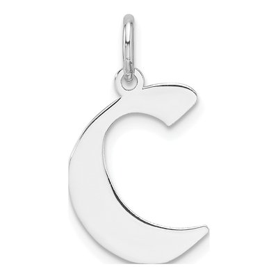 Sterling Silver Letter C Charm