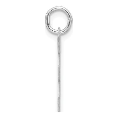 Sterling Silver Letter E Charm – view 3