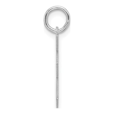 Sterling Silver Letter F Charm – view 3