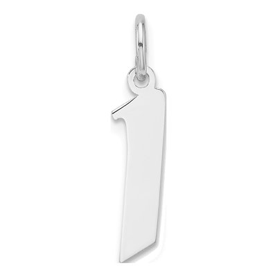 Sterling Silver Initial I Charm