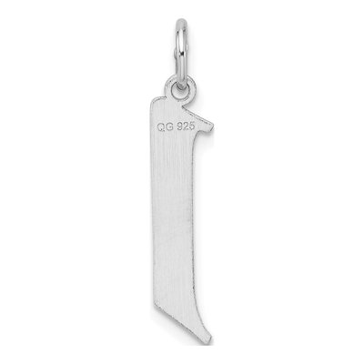 Sterling Silver Letter J Charm – view 4