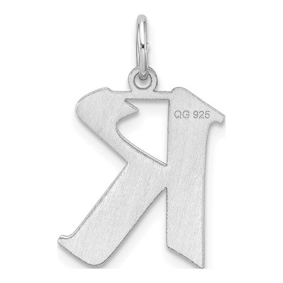 Sterling Silver Letter K Charm – view 4