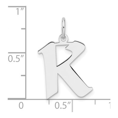 Sterling Silver Letter K Charm – view 5