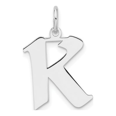 Sterling Silver Letter K Charm