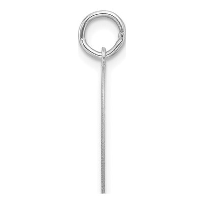 Sterling Silver Block Letter O Charm – view 3