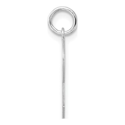 Sterling Silver Letter P Charm – view 3