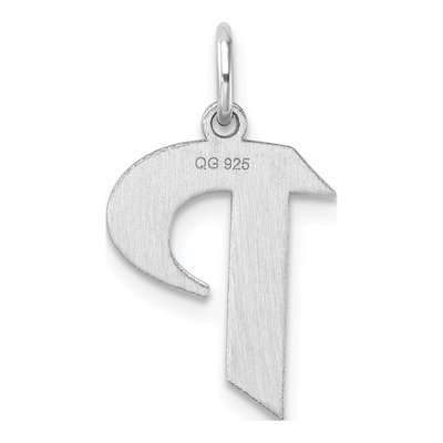 Sterling Silver Letter P Charm – view 4