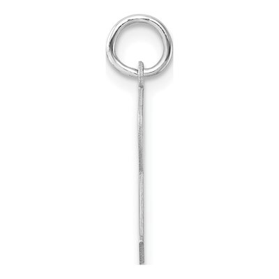 Sterling Silver Letter R Charm – view 3