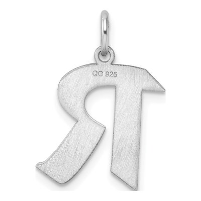 Sterling Silver Letter R Charm – view 4