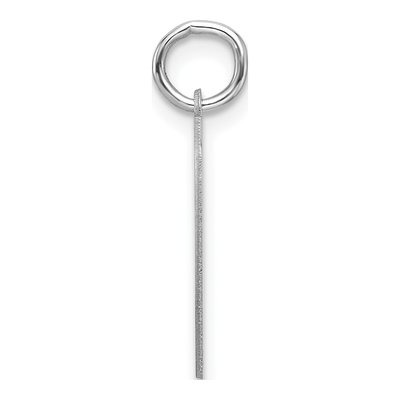 Sterling Silver Block Letter U Charm – view 3