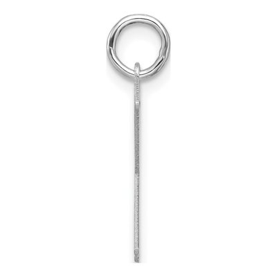 Sterling Silver Block Letter X Charm – view 3