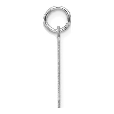 Sterling Silver Block Letter Y Charm – view 3