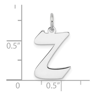 Sterling Silver Letter Z Charm – view 5