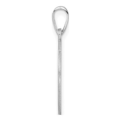 Sterling Silver Letter A Pendant – view 3