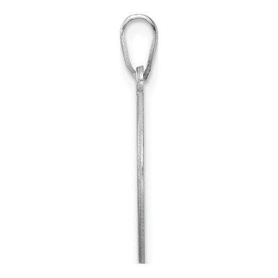 Sterling Silver Letter C Pendant – view 3