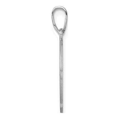 Sterling Silver Letter G Pendant – view 3